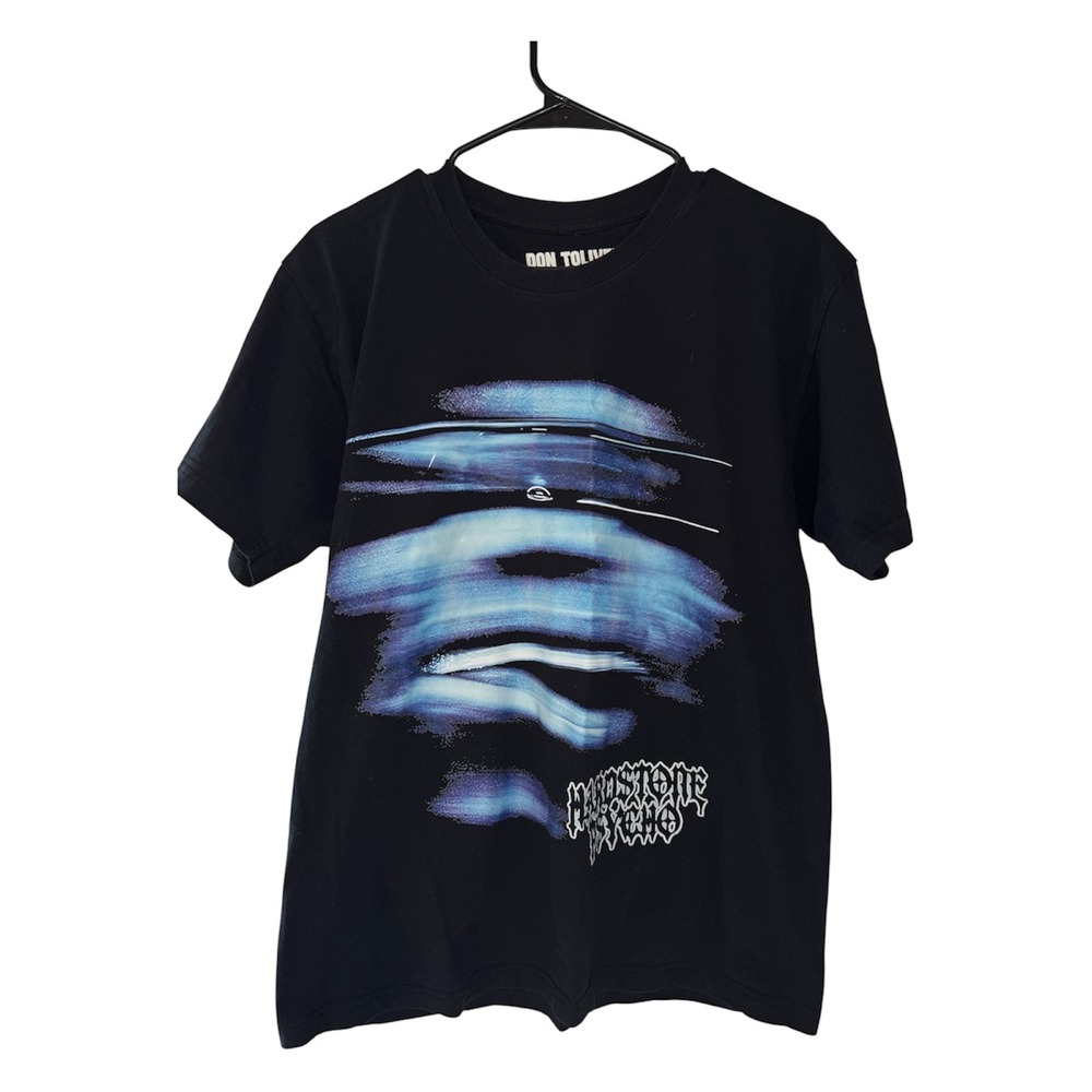 Don Toliver Hardstone Psycho Tour Merch Black Graphic T-Shirt Large